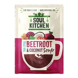 Soul Kitchen Thai Beetroot & Coconut Soup 25g [Pack of 12]