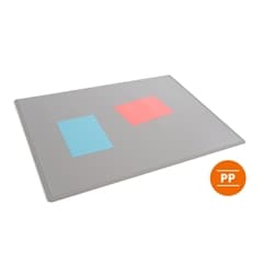 Durable Clear Overlay Desk Mat Notes Protector Pad - 5 Pack - 65x50 cm