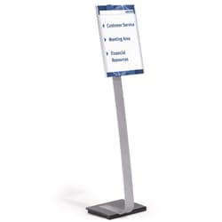 Durable INFO SIGN Aluminium Display Panel Info Floor Stand A3 - 1.25m