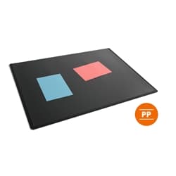 Durable Clear Overlay Desk Mat Notes Protector Pad - 5 Pack - 65x50 cm