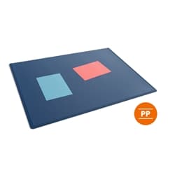 Durable Clear Overlay Desk Mat Notes Protector Pad - 5 Pack - 65x50 cm