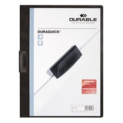 Durable DURAQUICK 20 Sheet Document Clip File Folder - 20 Pack - A4 Bl
