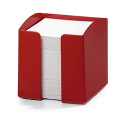 Durable TREND 800 Sheet Note Box Memo Pad Cube - 6 Pack - Red