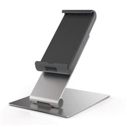 Durable Aluminium Foldable Tablet Holder iPad Desk Stand - Lockable &