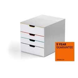 Durable VARICOLOR MIX Desktop Organiser 4 Drawer Colour Coded Storage