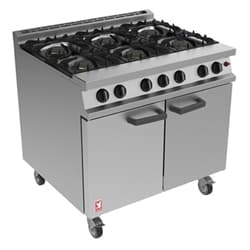 6 Burner Dominator Plus Oven Range G3101 Propane Gas Castors