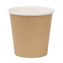 Recyclable Espresso Cups Single Wall Kraft