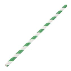 Compostable Paper Straws Stripes