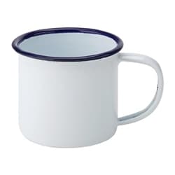 Utopia Eagle Enamel Mugs 155ml (12 pack)