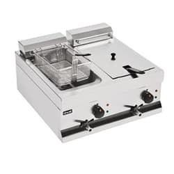 Twin Tank Twin Basket Countertop Electric Fryer DF66