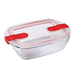 Cook Heat Rectangular Dish Lid 1Ltr