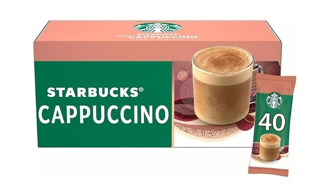 Starbucks Cappuccino Instant Coffee Sachets 40 Pack