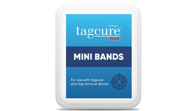10 or 20 Tagcure Skin Tag Removal Top Up Mini Bands Original or Plus