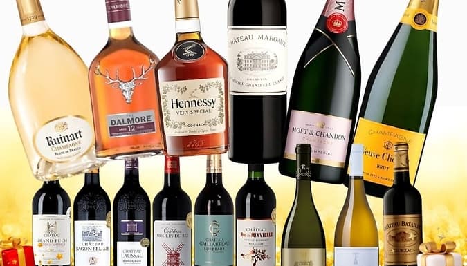 12 or 24 Day Luxury Mystery Alcohol & Gifts Hamper