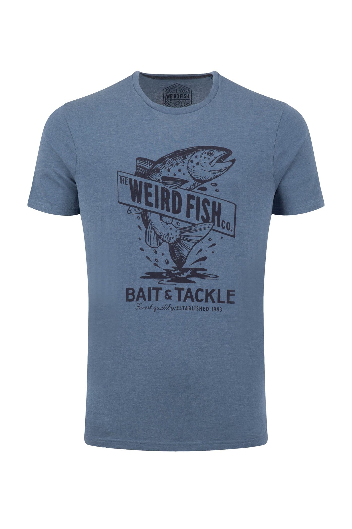 Weird Fish Leaping Fish Front Print Graphic T Shirt