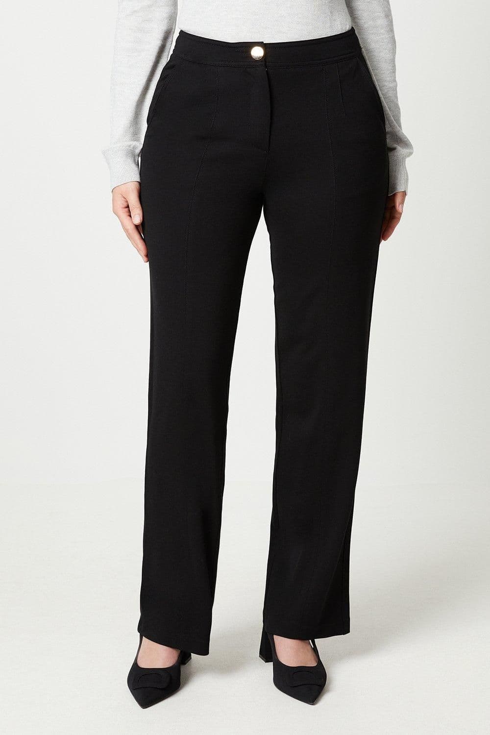Tall Ponte Wide Leg Trouser