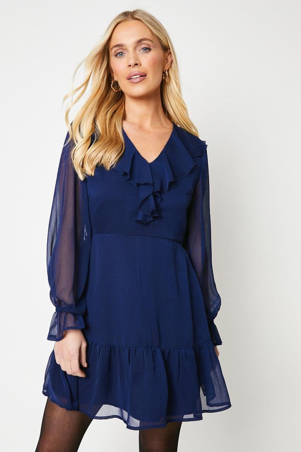 Petite Frill Shift Dress