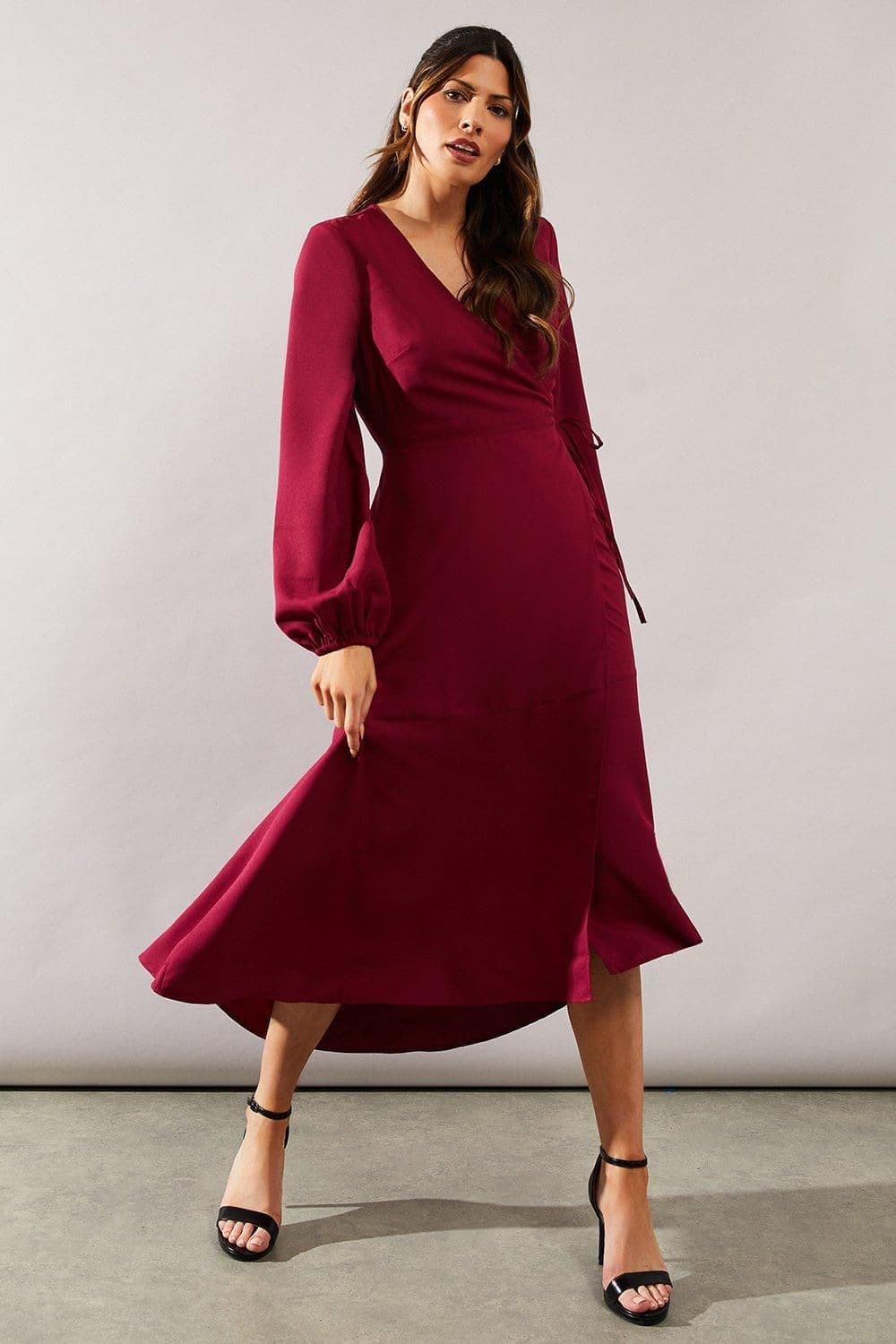 Woven Wrap Dress