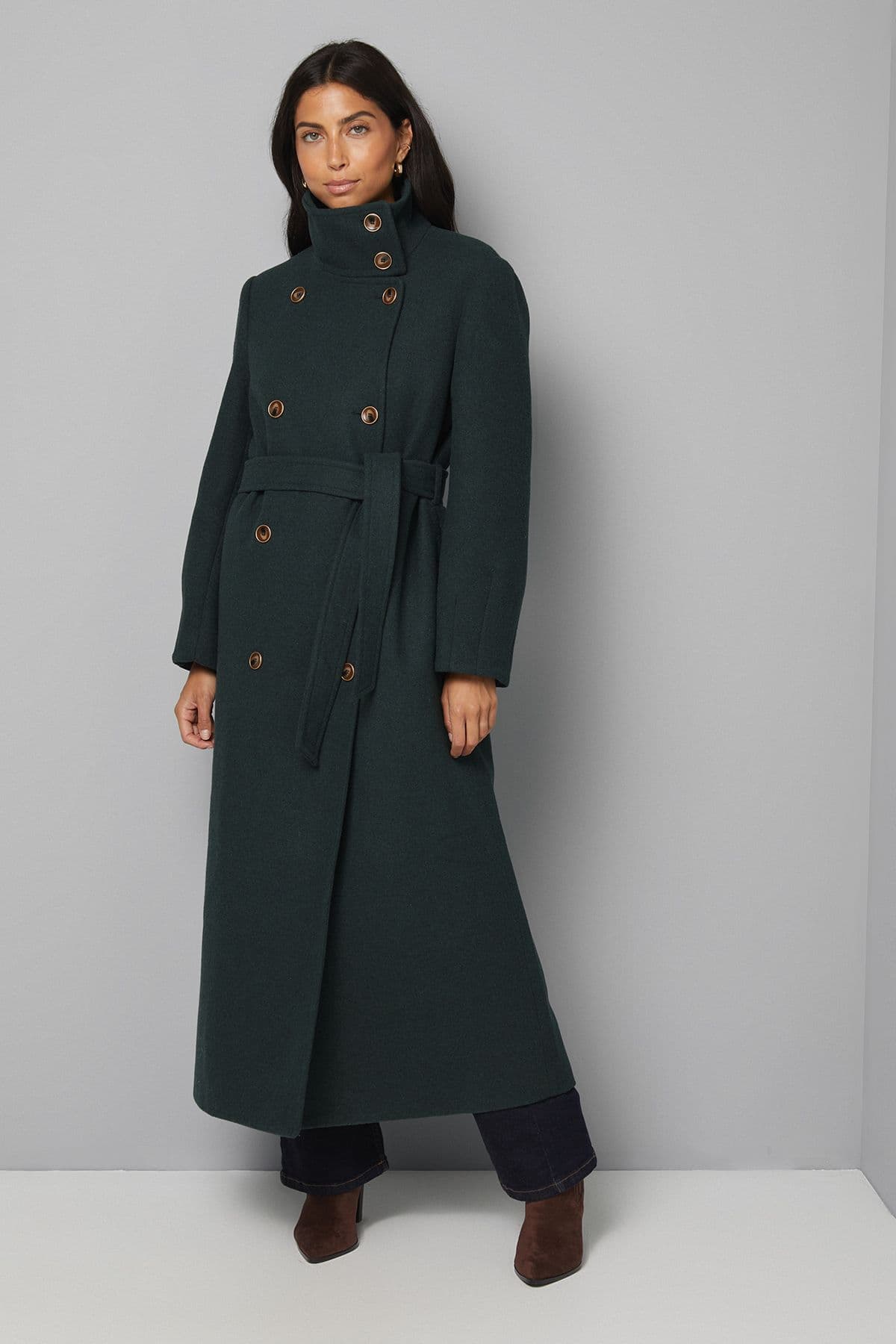 Funnel Neck Coat