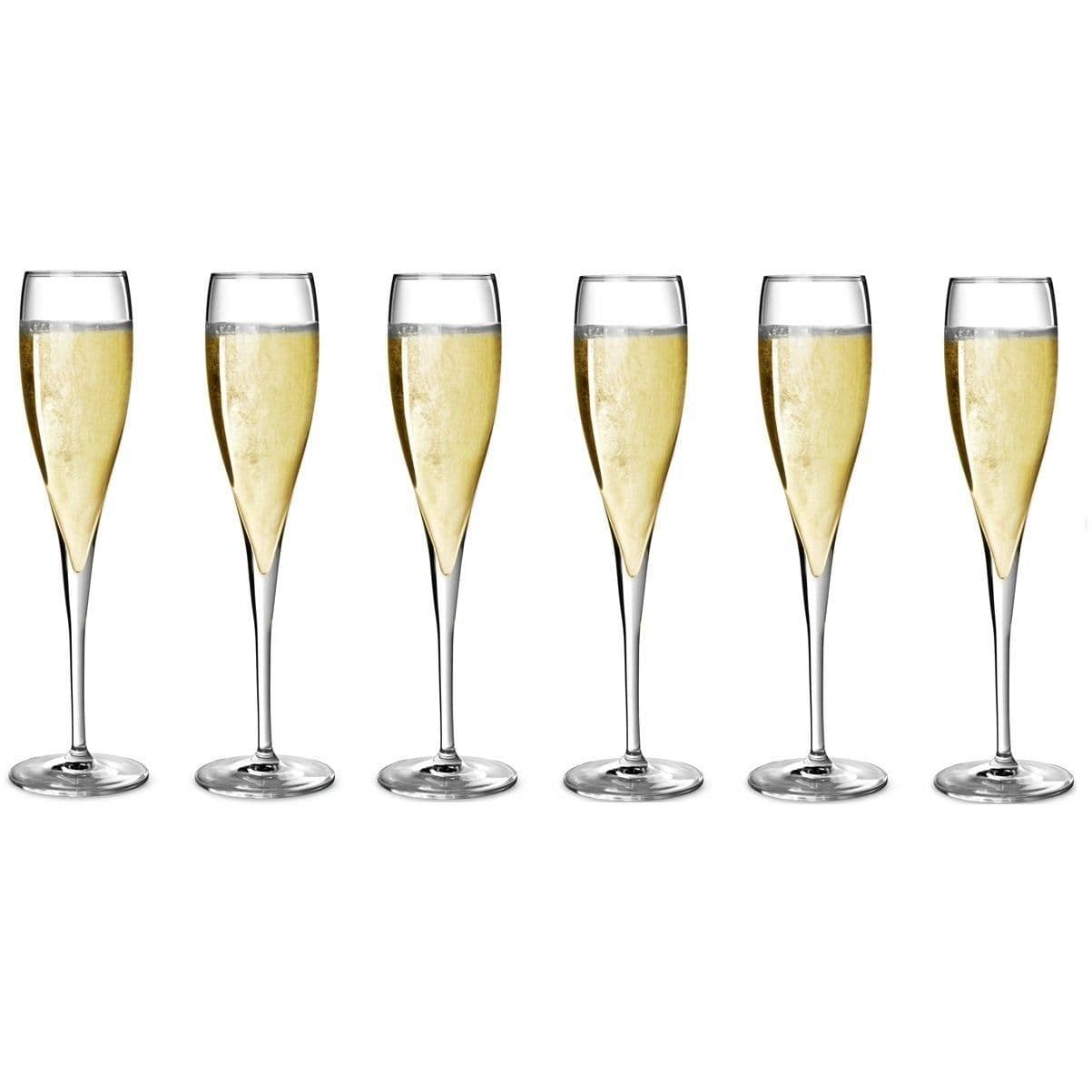 Vinoteque Flute Glasses, 175ml x 6