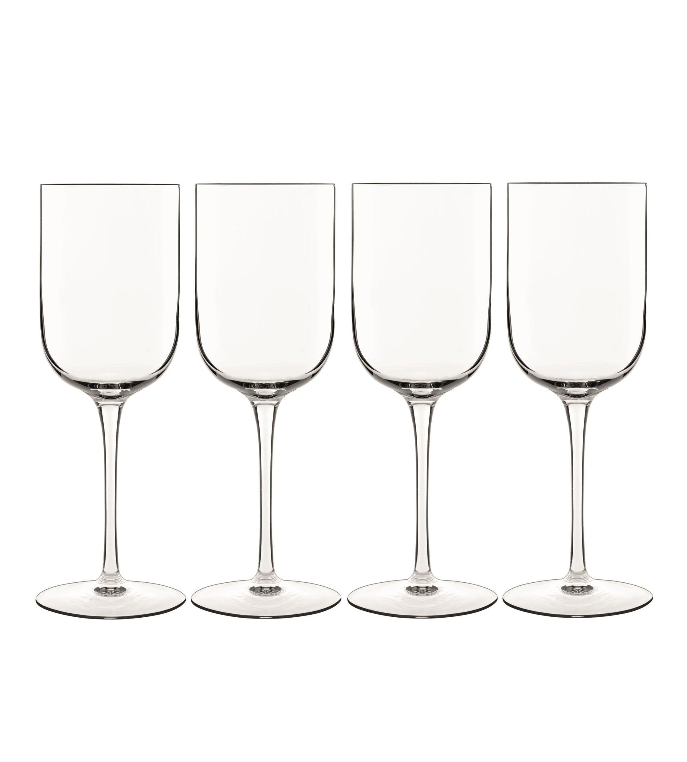 Sublime' Crystal Glass White Wine Glasses Set 280ml - Pack of 4