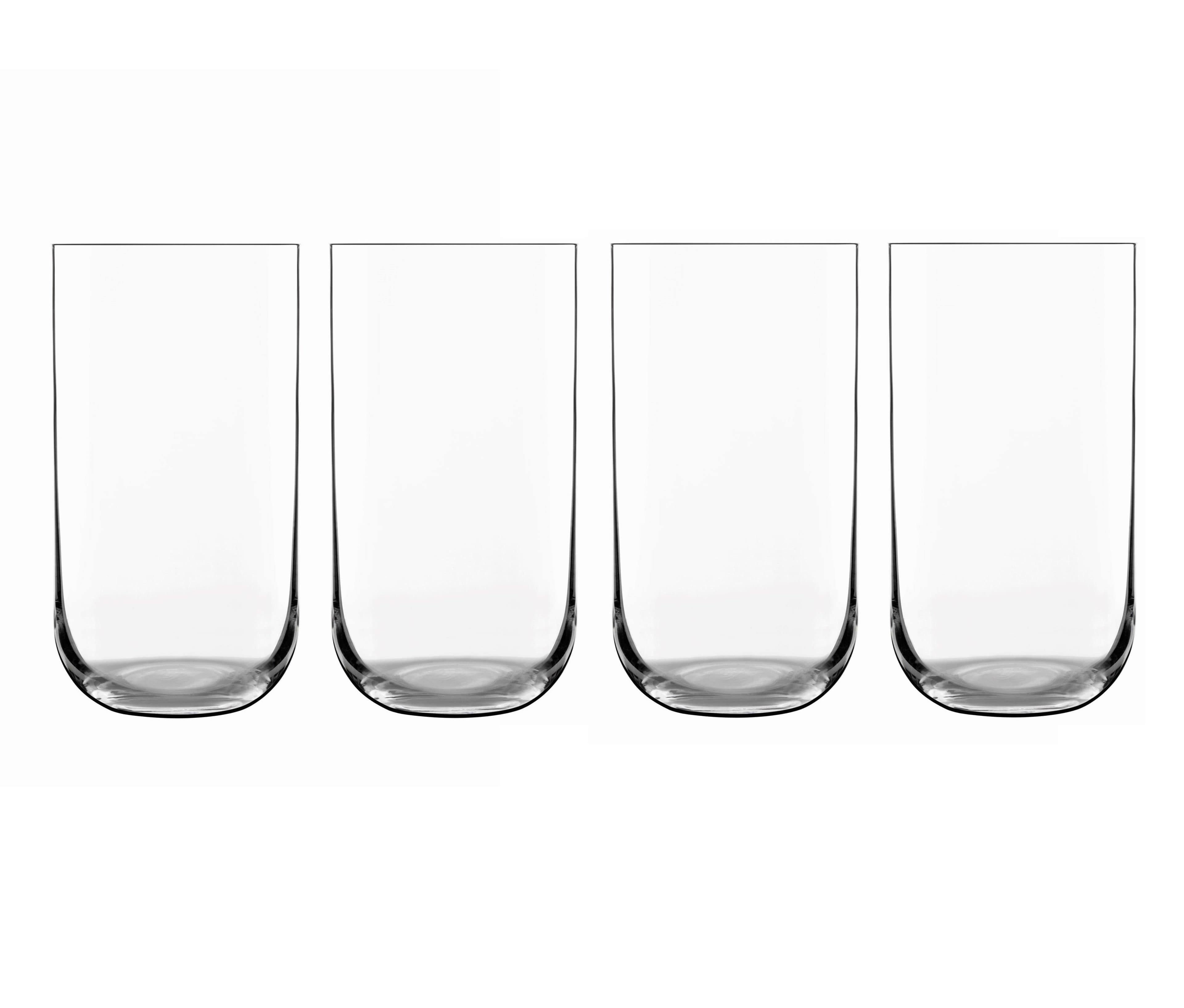 Sublime' Crystal Glass Beverage Glasses Set 590ml - Pack of 4