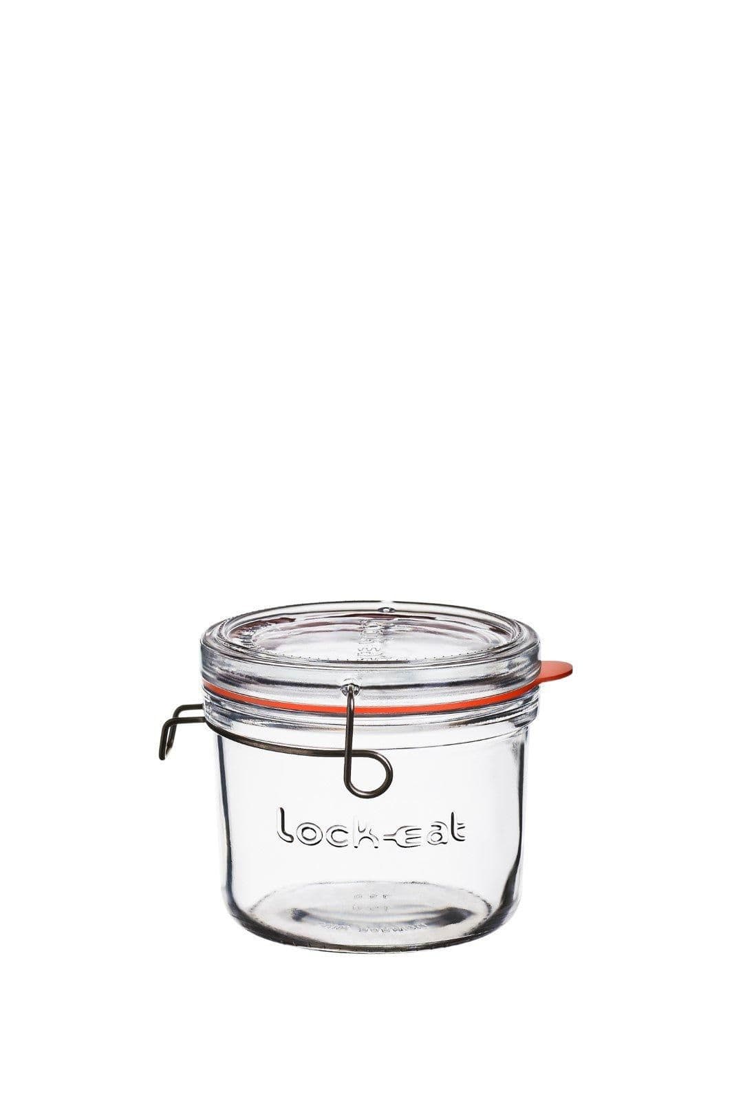 Clear 'Lock-Eat' Soda Lime Glass Jar XL - 500ml
