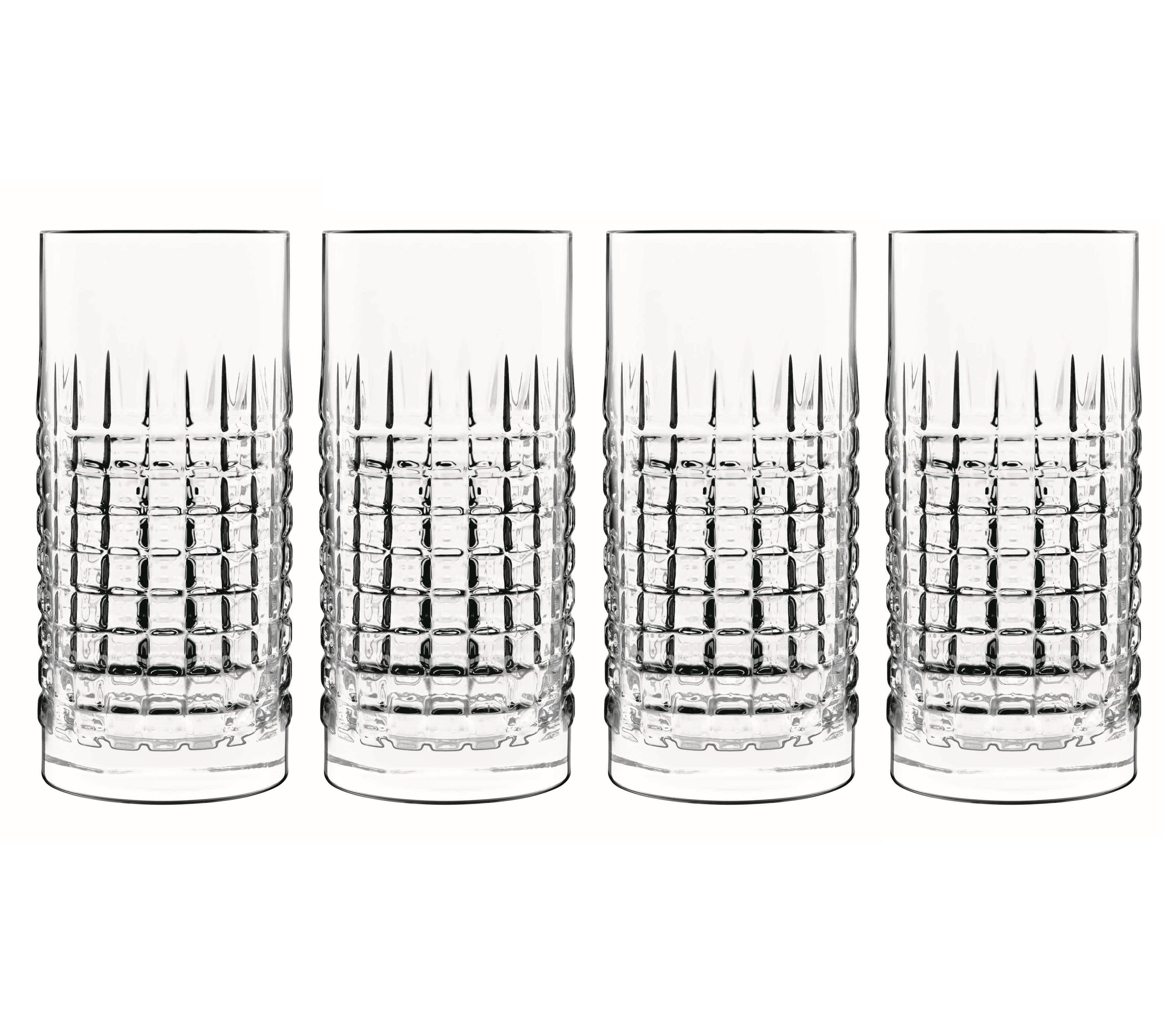 Mixology' Crystal Glass Hi-Ball Glasses Set 480ml - Pack of 4