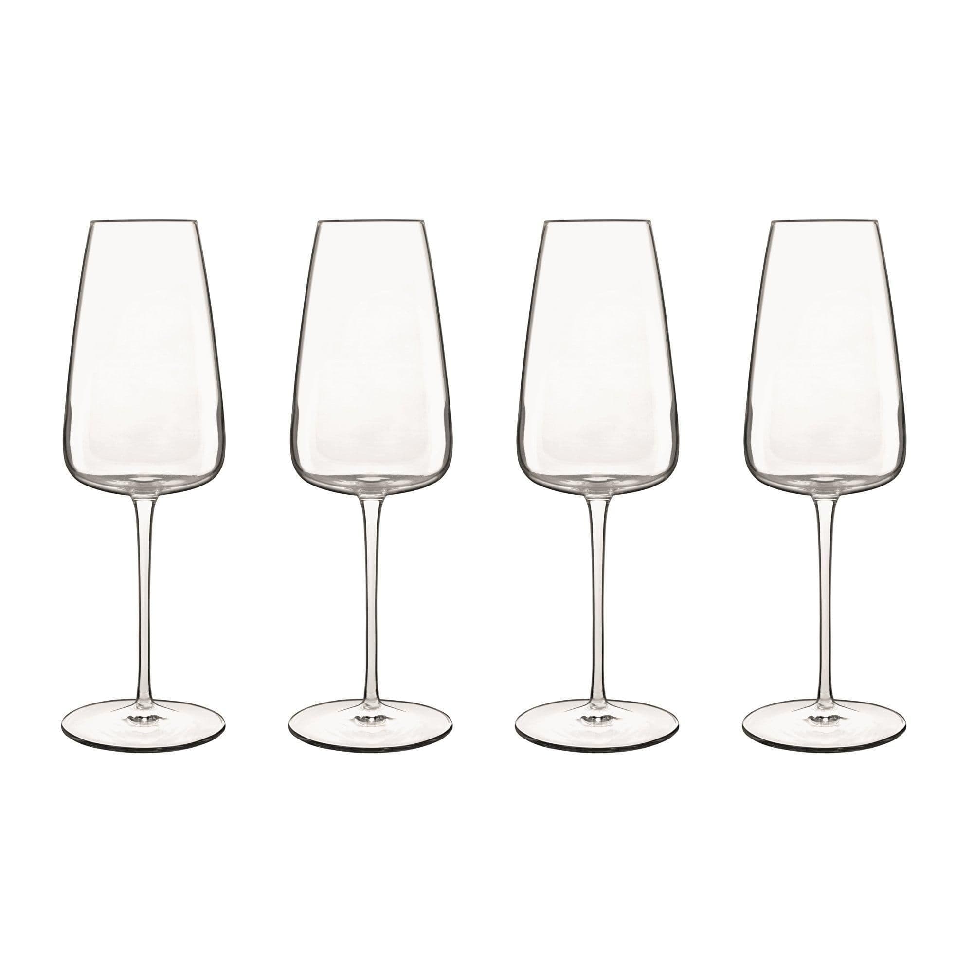 Talismano Prosecco Glasses - Dishwasher Safe, 400 ml - Pack of 4