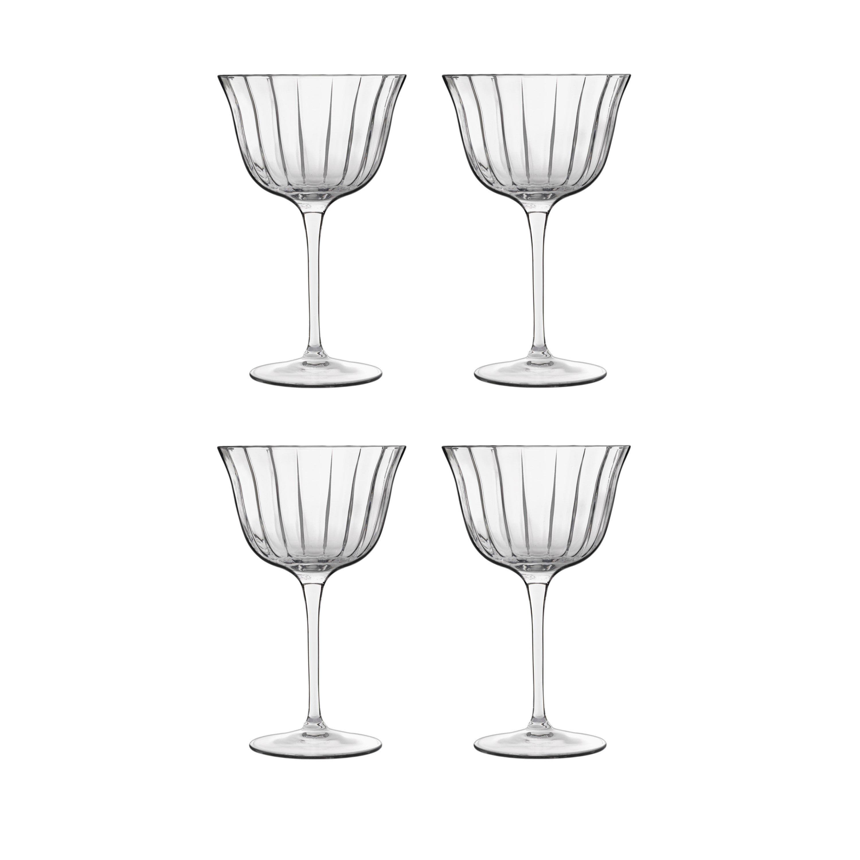 Bach Retro Fizz Cocktail Glasses - 260 ml Drinkware - Pack of 4