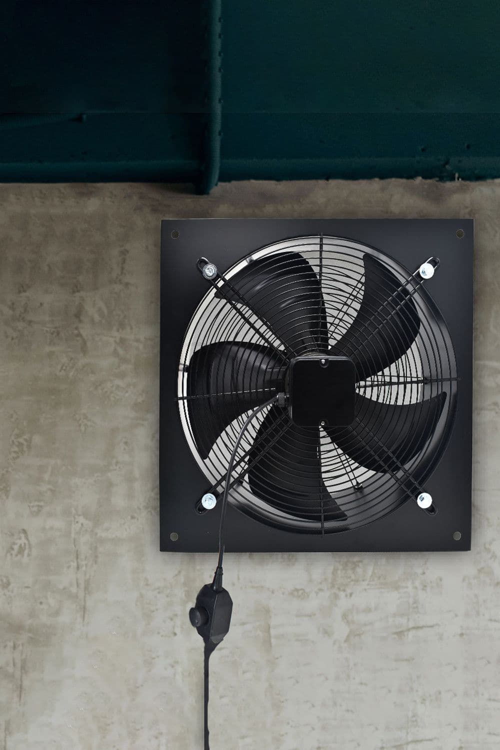 Ventilation Wall-Mounted Exhaust Axial Fan 20-inch