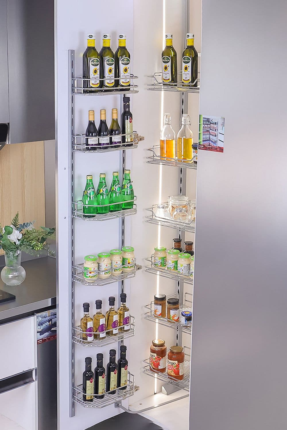 Tandem Metal Pull Out Pantry