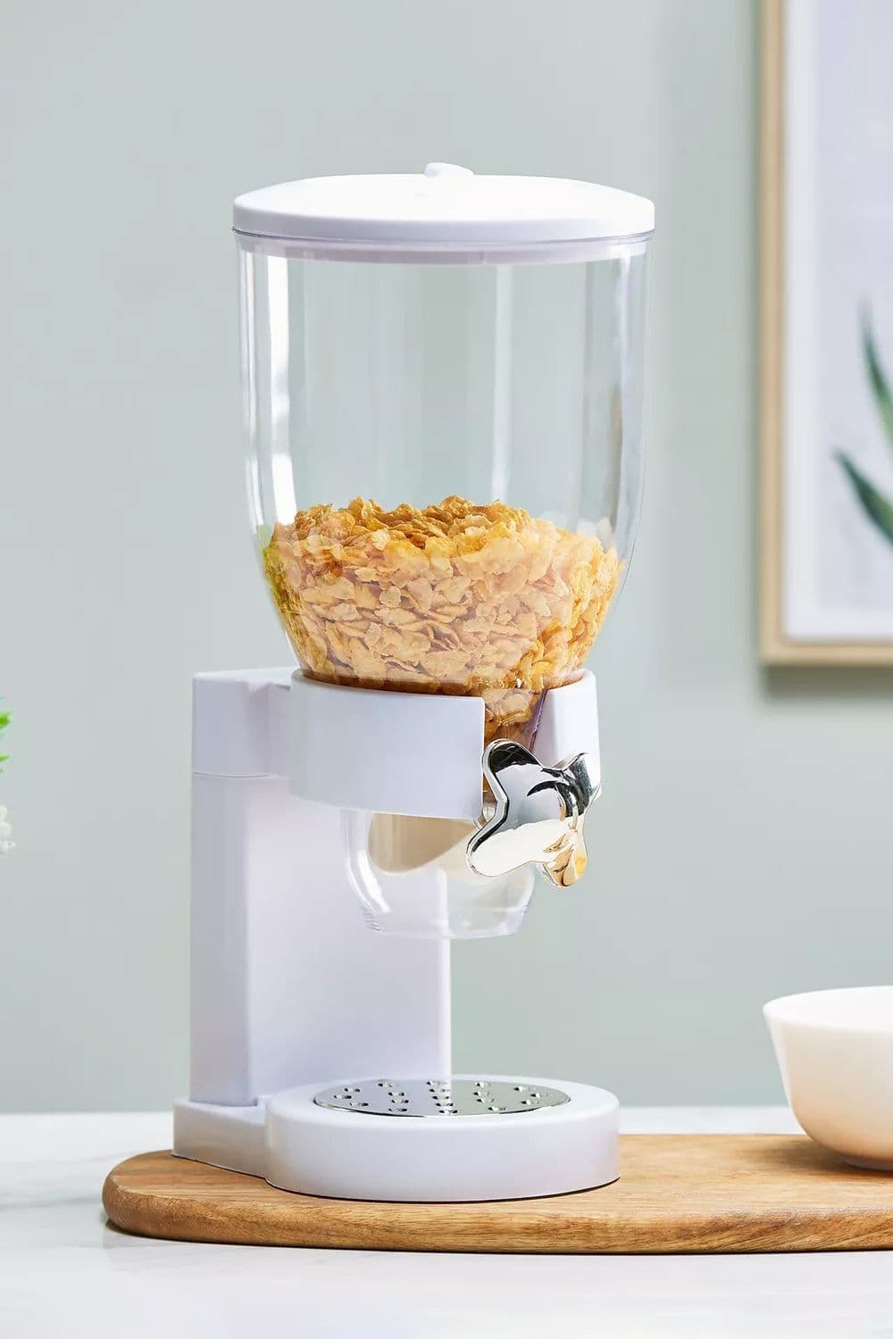 3.5L Cereal Dispenser Organizer Dry Food Storage Container for Kitchen