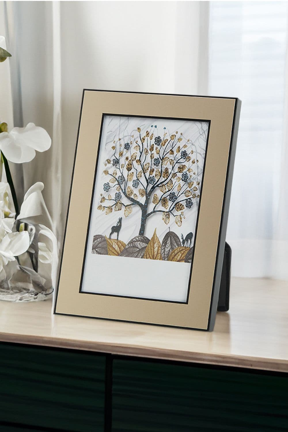 Simple Aluminum Photo Frame Gold Fram 4"x 6"