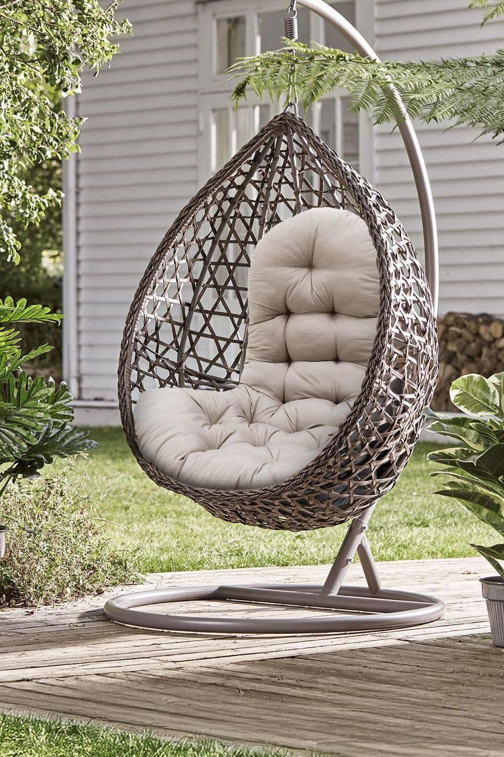 Hanging Egg Chair Thick Cushion Swing Chair Pad