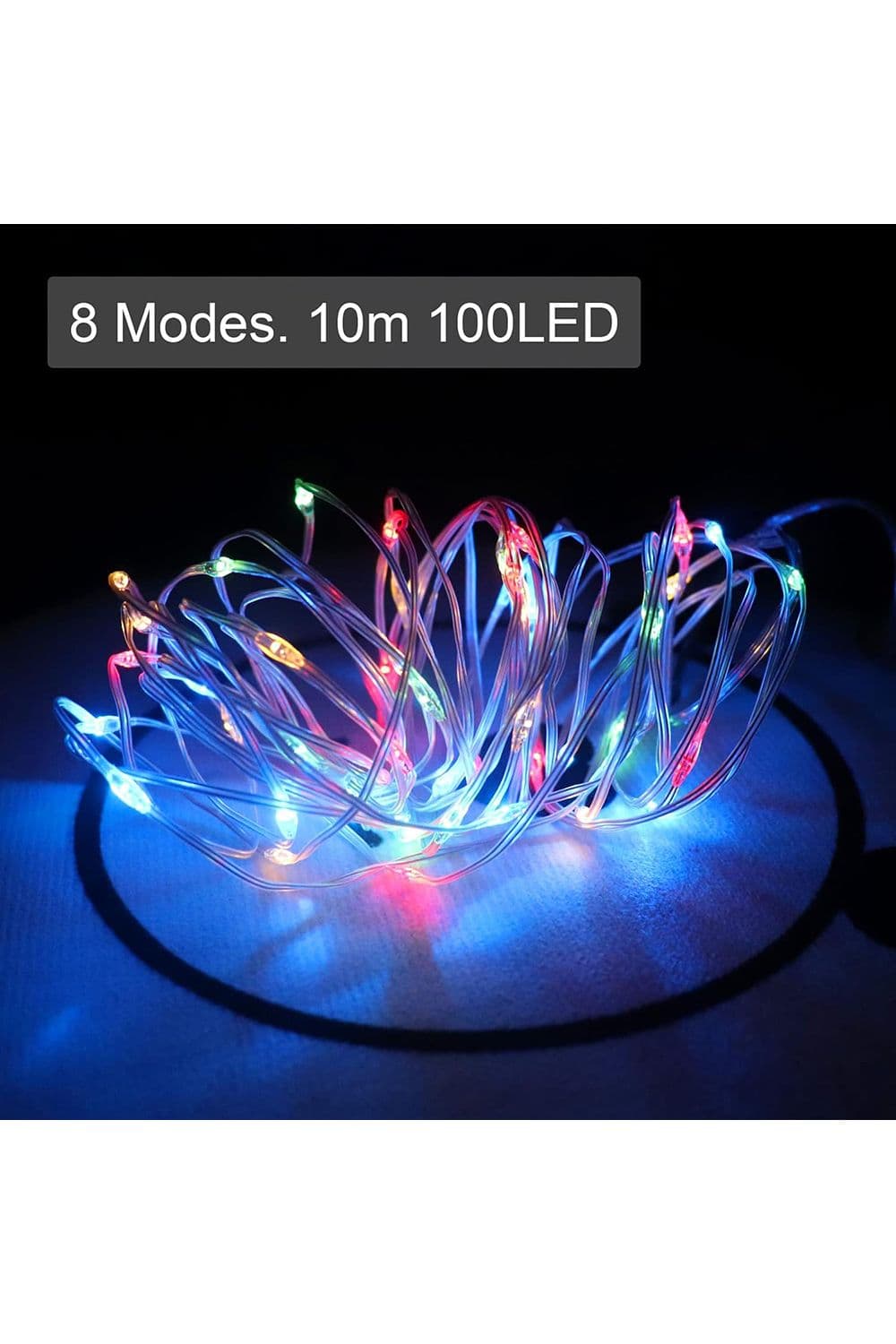 10M Fairy String Lights, RGB, Powered by 3 AA Batteries