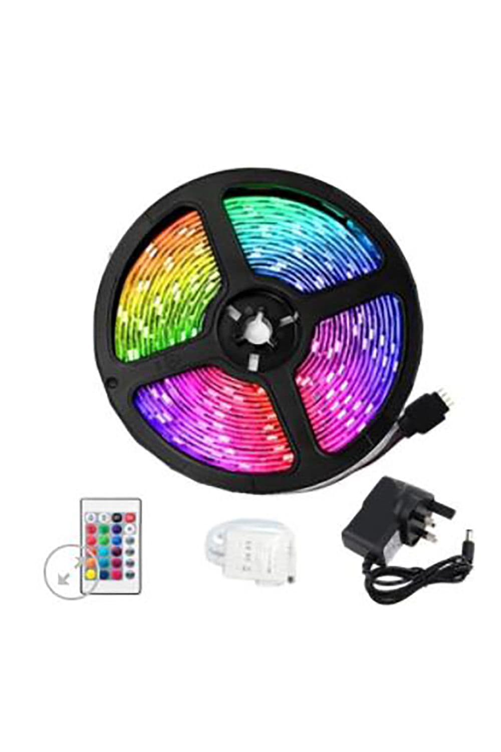 RGB LED Strip Lights, 5M, Colour Changing by Remote and App Control