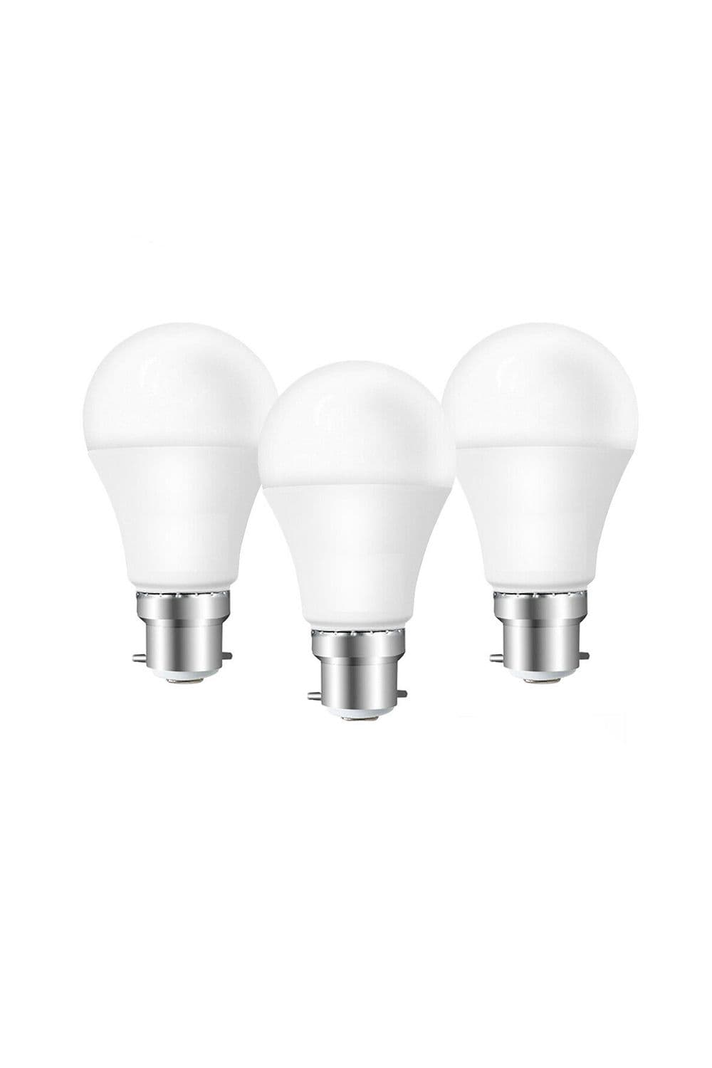 6W LED Ball Bulb B22, 6500K, Pack of 3, Paper Pack