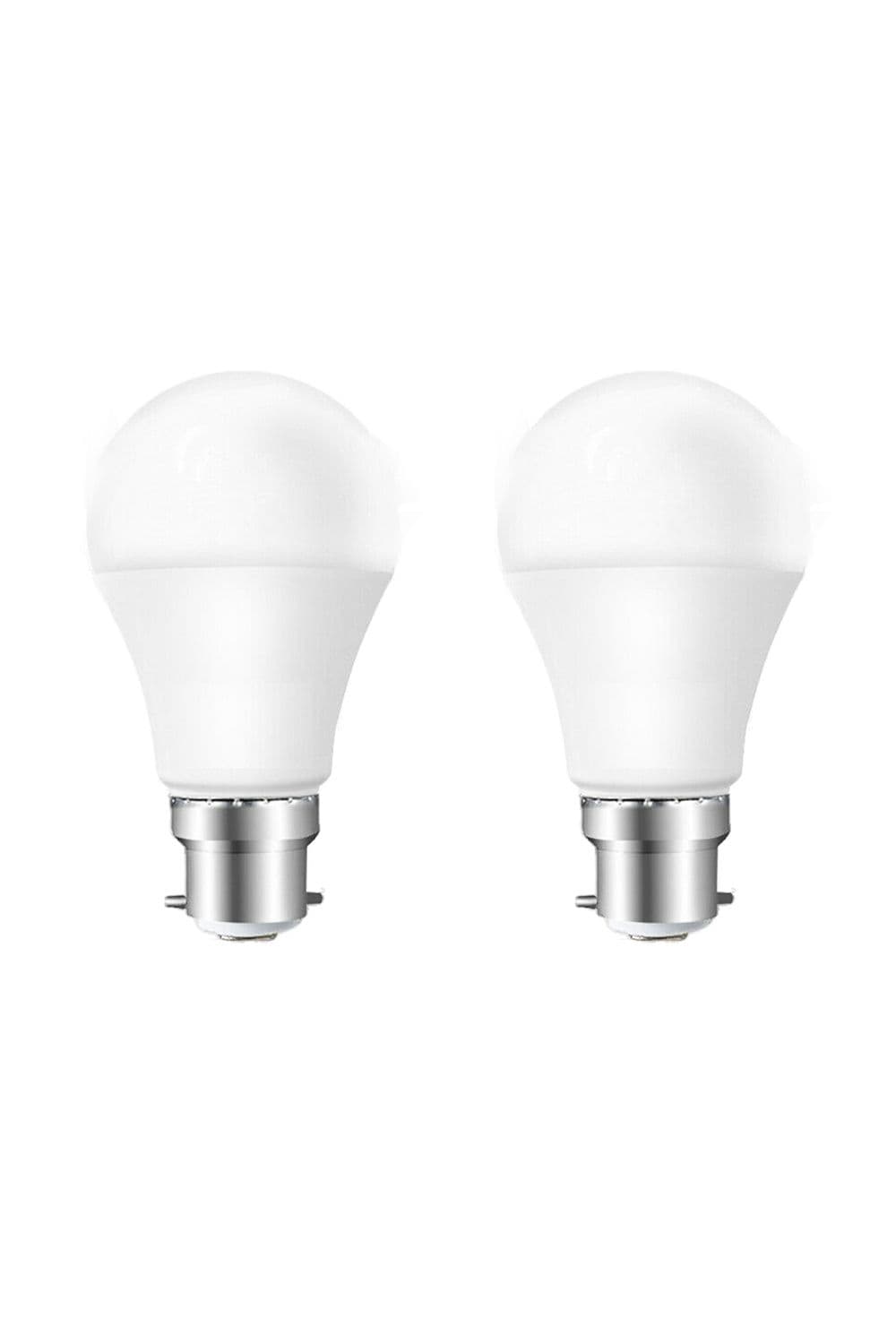 5W LED Ball Bulb B22, 4200K, Pack of 2, Clampshell