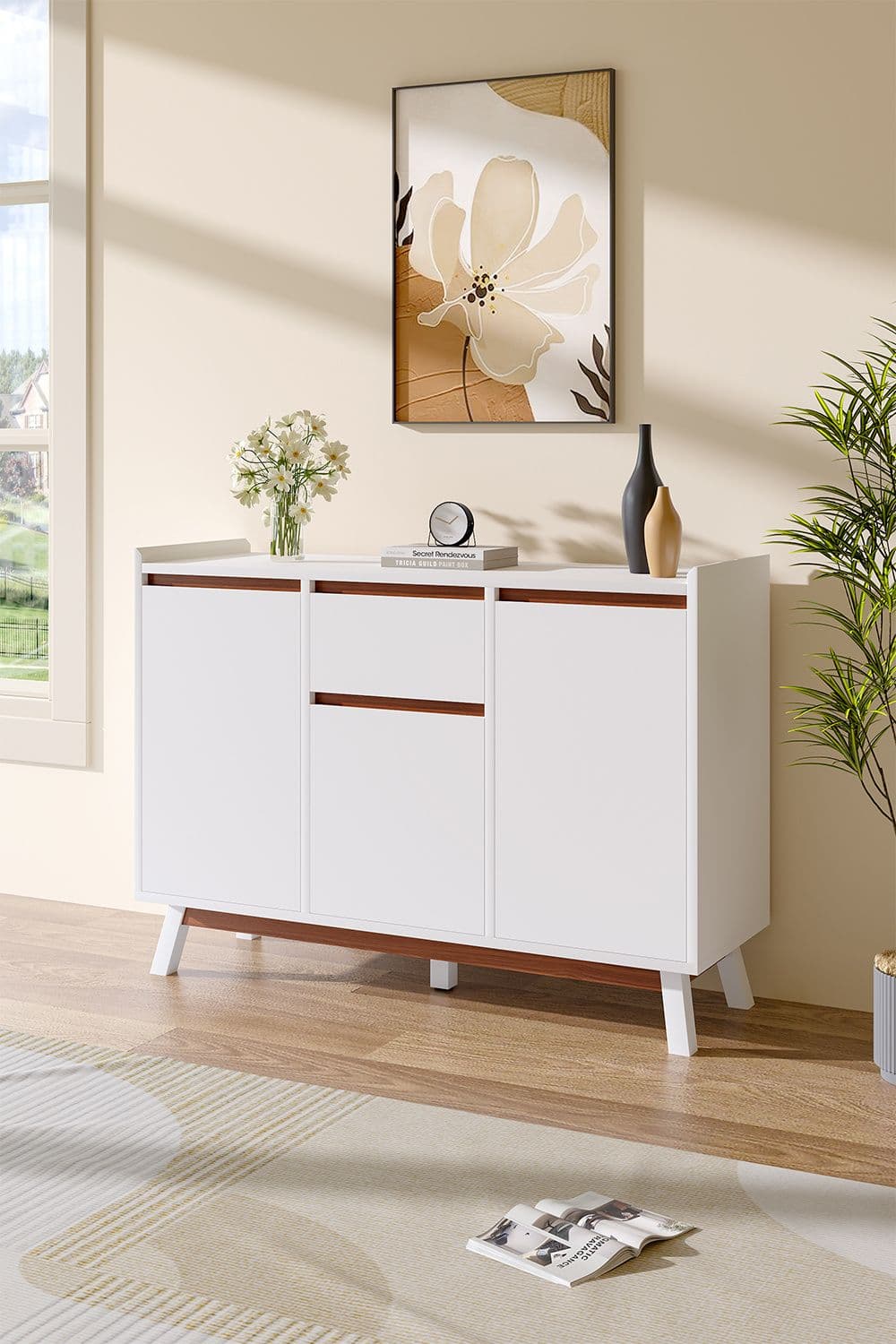 Modern and Elegant Storage Sideboard with Drawer