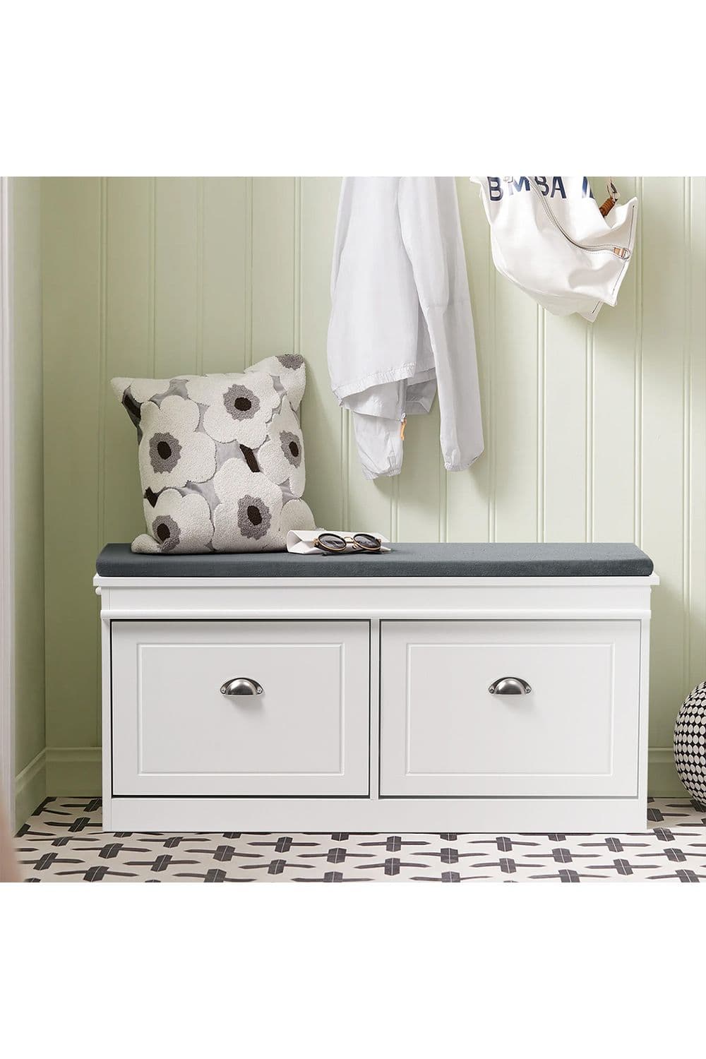 Elegant Flip Down Shoe Storage Cabinet