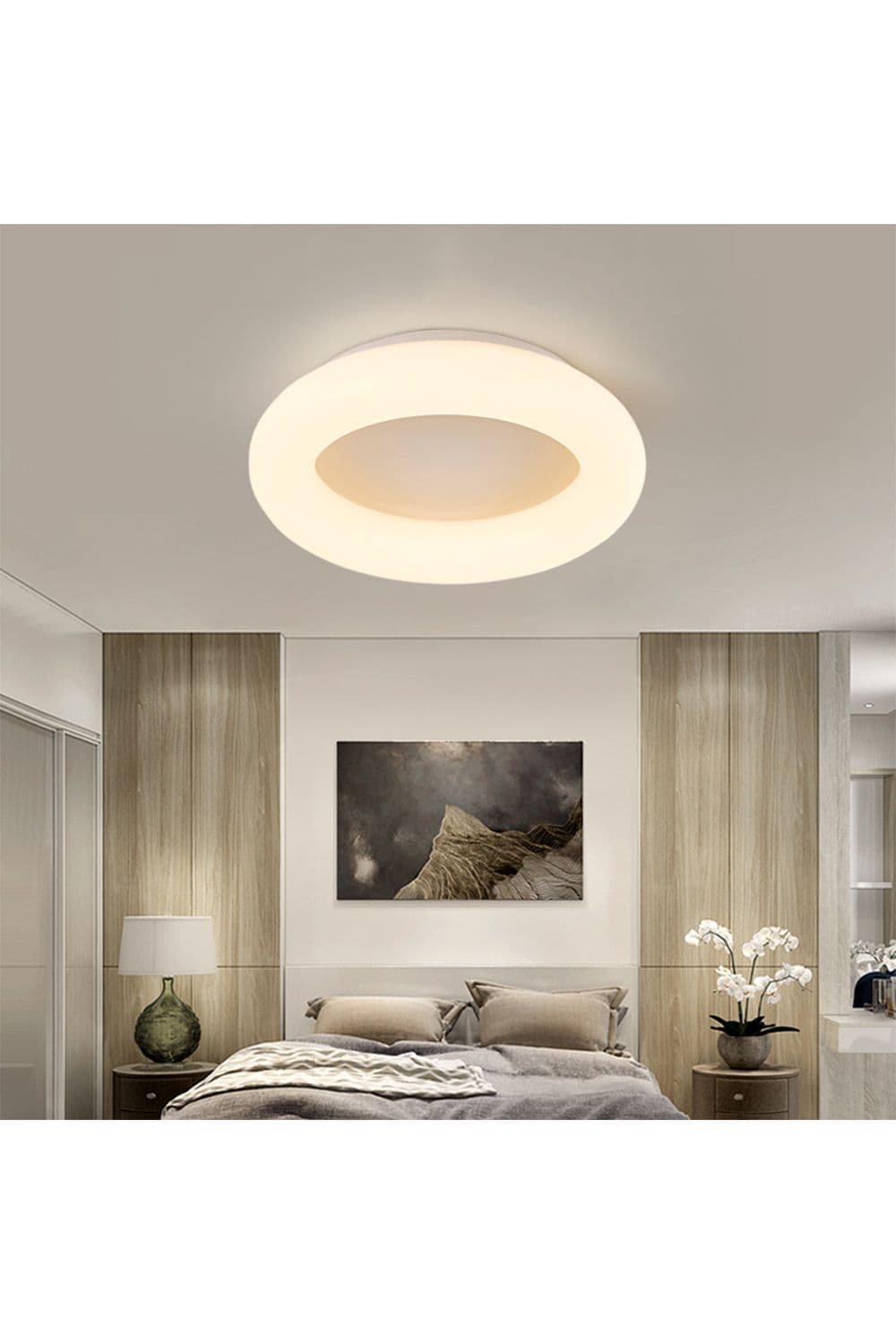Circular LED Flush Mount Ceiling Light
