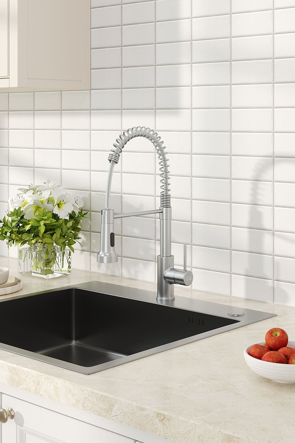 Commercial Swivel Pulldown Kitchen Faucet