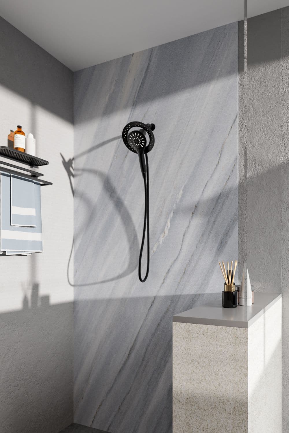 Magnetic Bathroom Shower Faucet Set