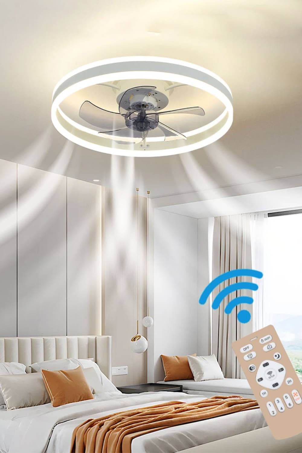 Modern Round LED Ceiliing Fan Light