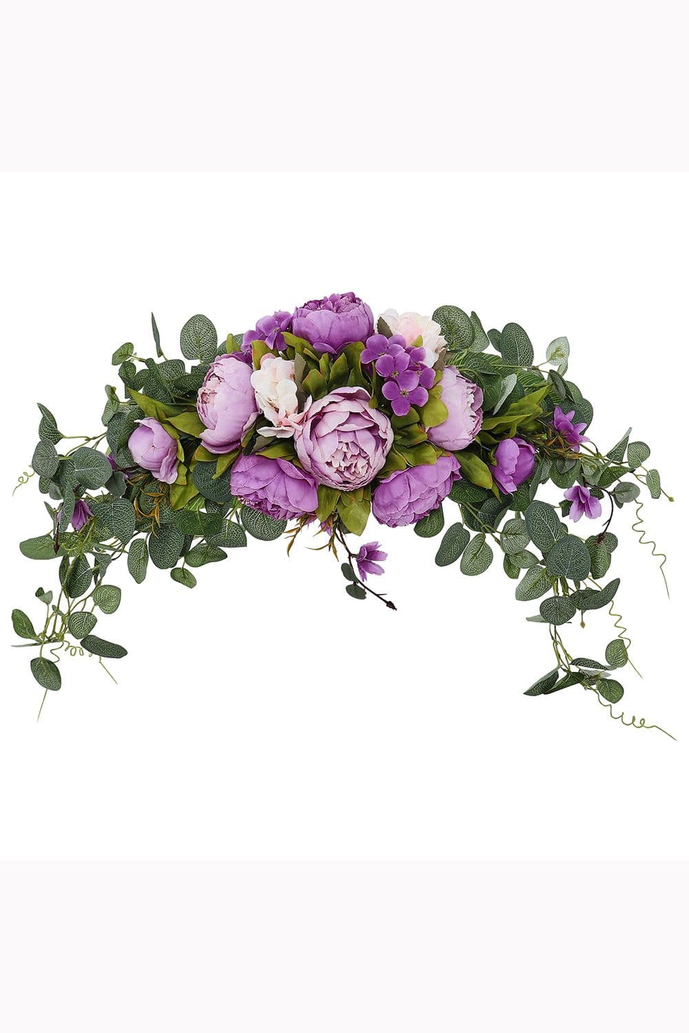 Artificial Light Purple Door Lintel Flower Table Flower Wall Hanging Decoration Flower