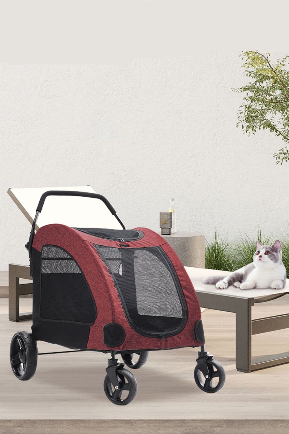 Large Capacity Foldable Pet Cart