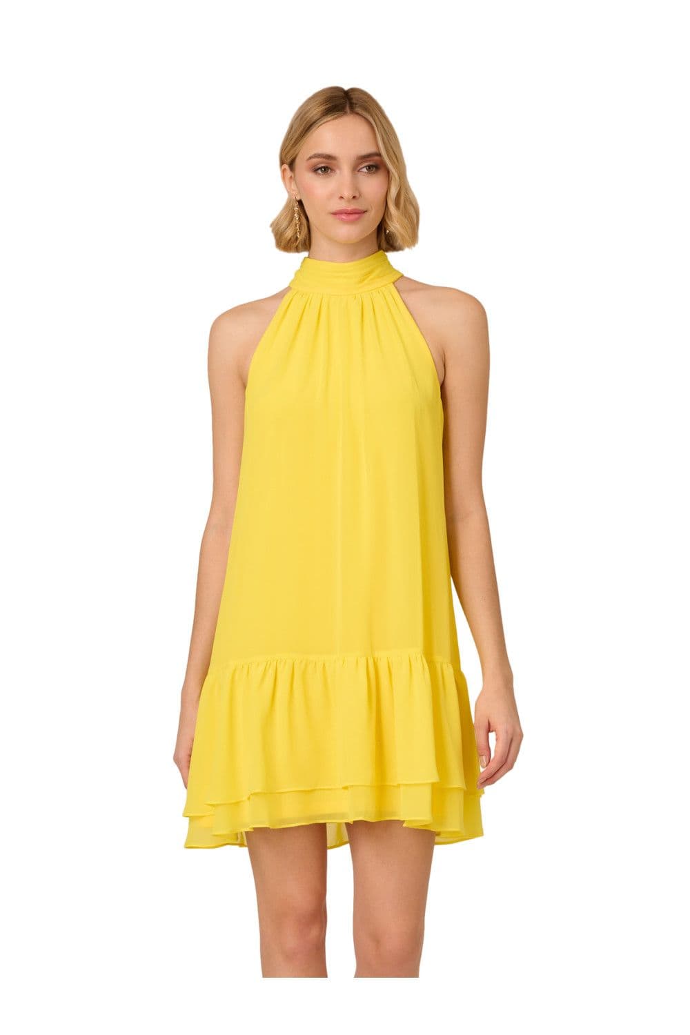 Chiffon Trapeze Short Dress