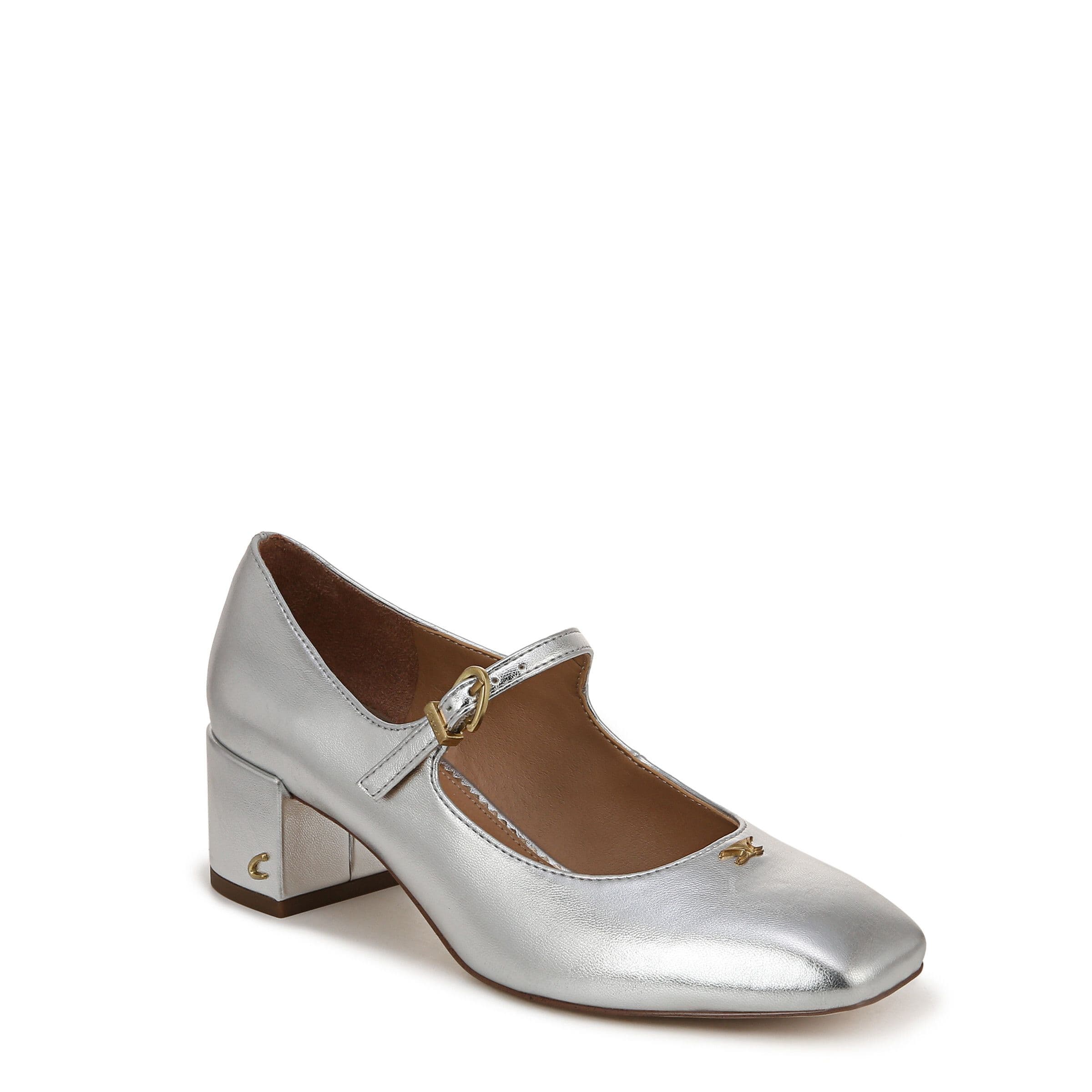 Sam Edelman Women's Circus NY Eloisa Mary Jane in Silver | Size: 4