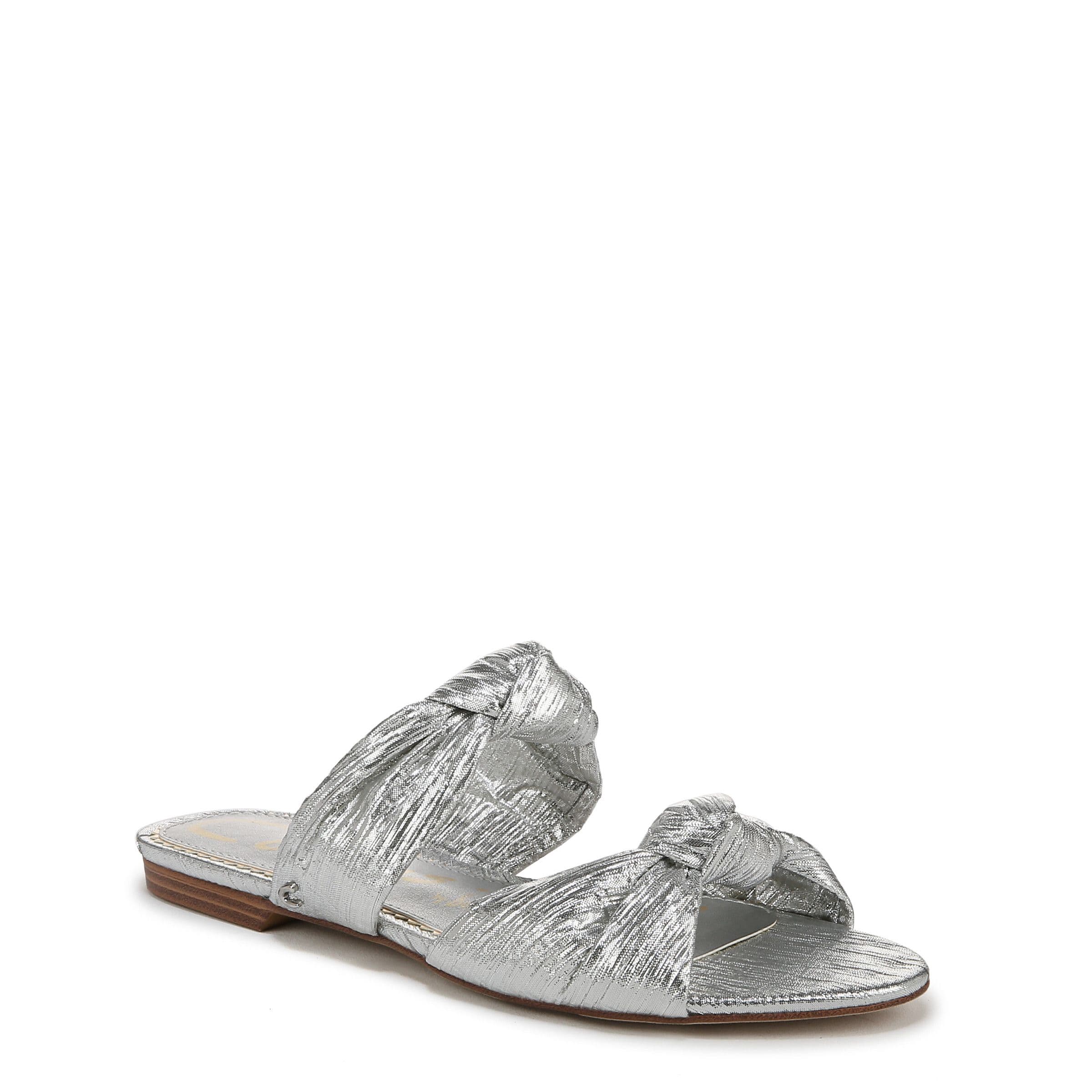 Sam Edelman Women's Circus NY Marissa Sandals in Silver | Size: 4